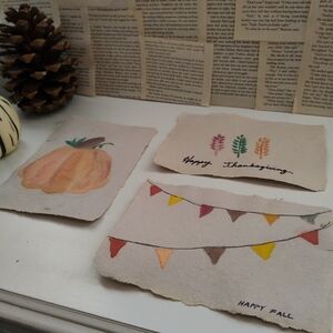 Festive Fall Greeting Cards Set